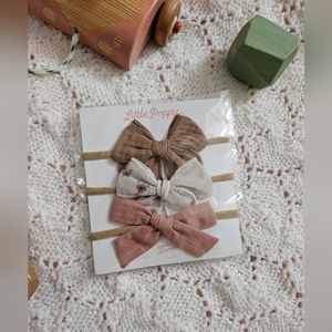 Little Poppy Co. Bows, Baby size (0-12 months)